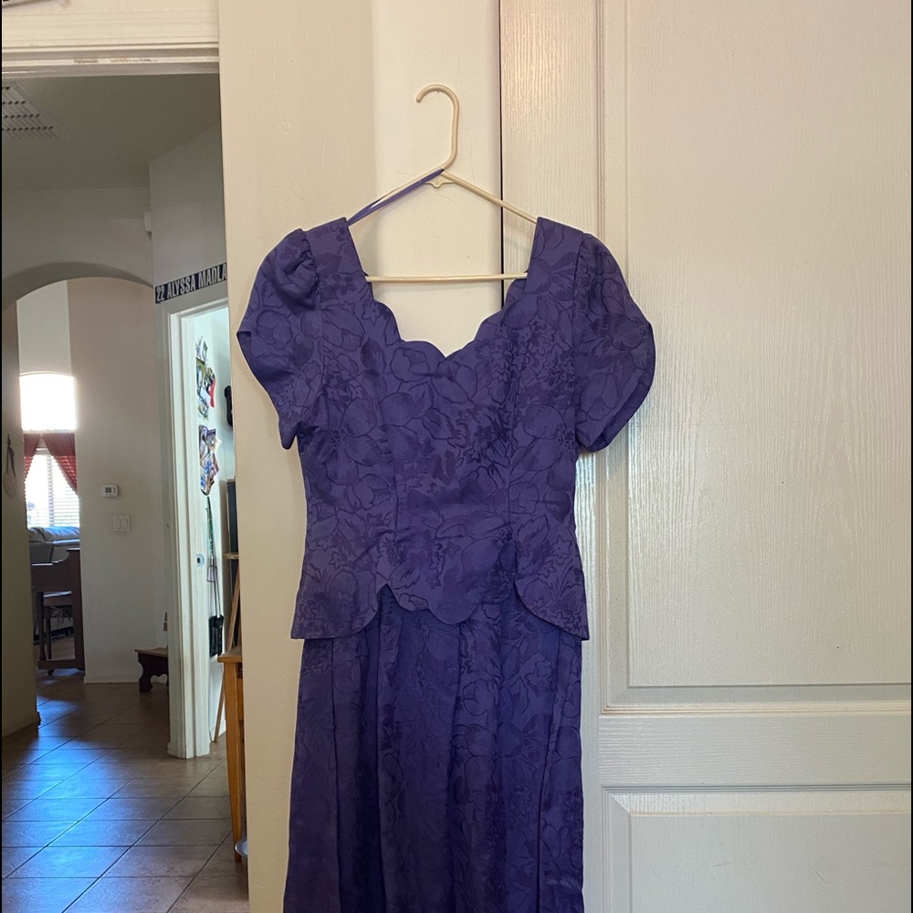Talbots purple dress